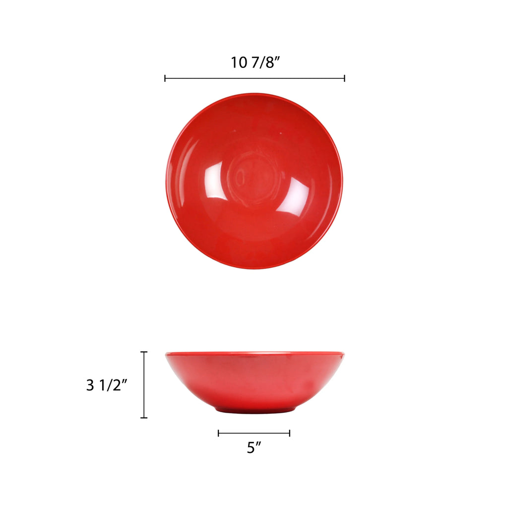 Passion Red Melamine Bowl 92 Oz T44452