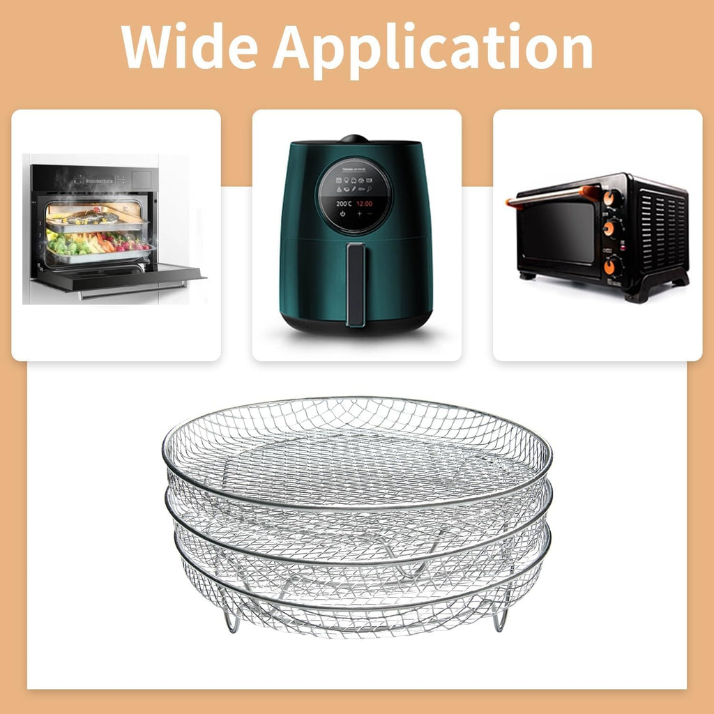 11Pcs Stainless Steel Air Fryer Racks B888
