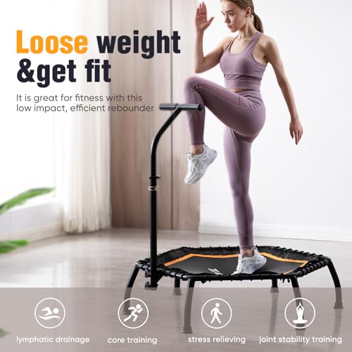 Silent Mini Fitness Trampoline Indoor Rebounder V21256