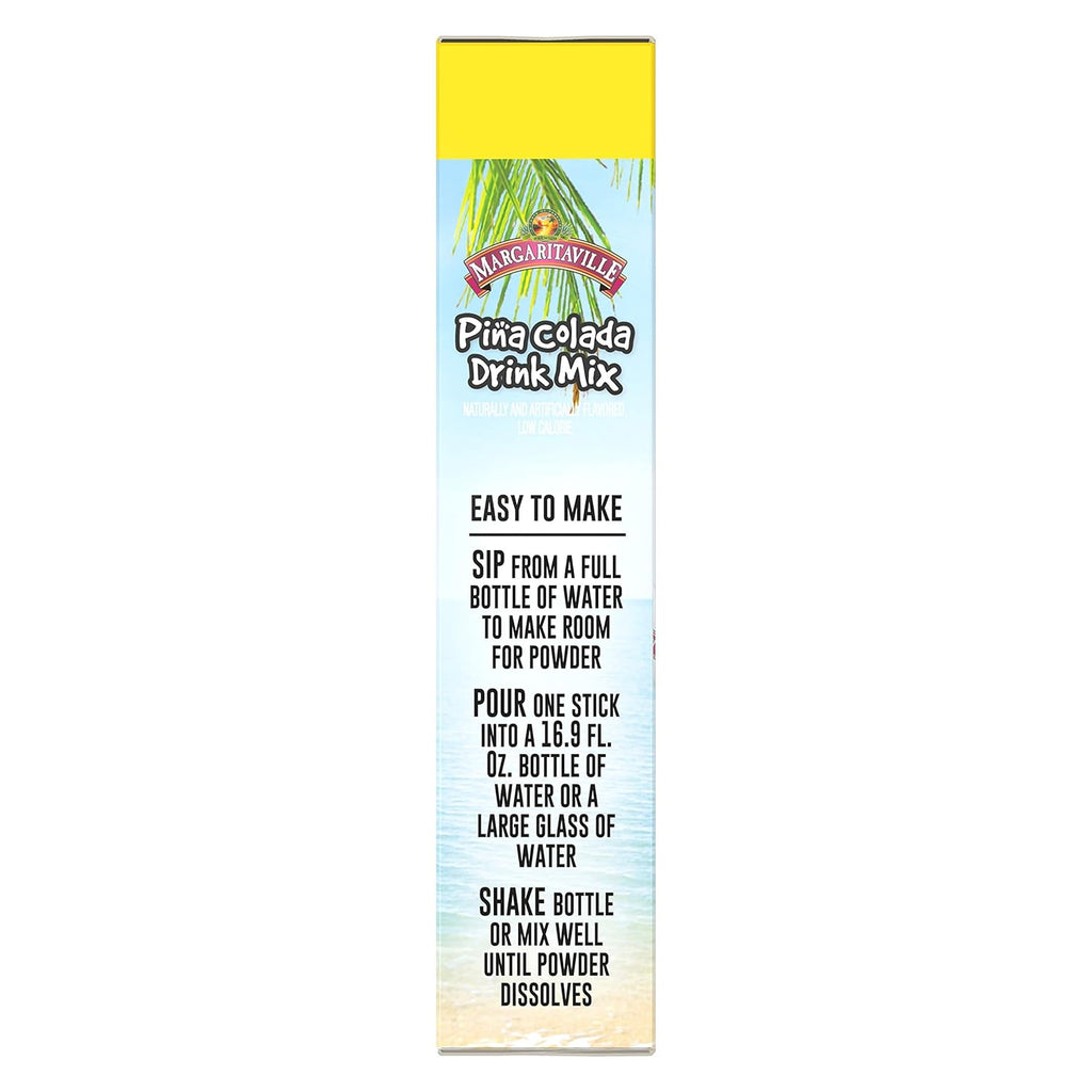 Pina Colada Non Alcoholic Powder Drink Mix 6 Count 4.14 Ounce (Pack of 2) W598