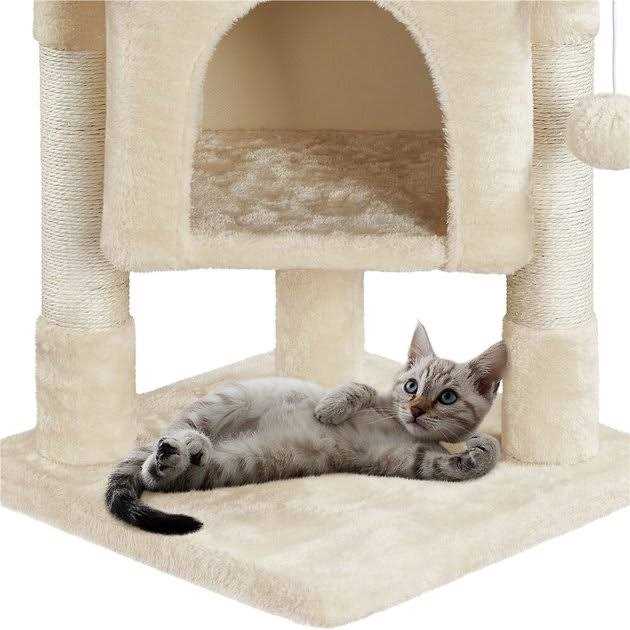 2-Level 23.5-in Plush Cat Tree O51789
