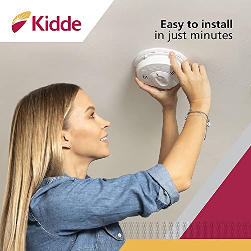 Hardwired Interconnect Combination Smoke & CO Alarm with Battery Backup, Pack of 2 N2008