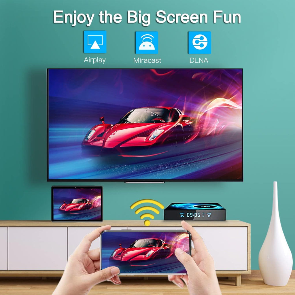 4GB RAM 128GB ROM Android TV Box Pack of 2 G497
