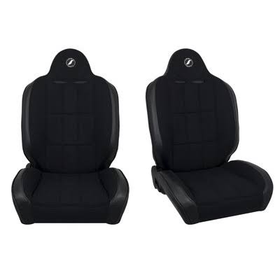 Black Vinyl Suspension Seat N7386