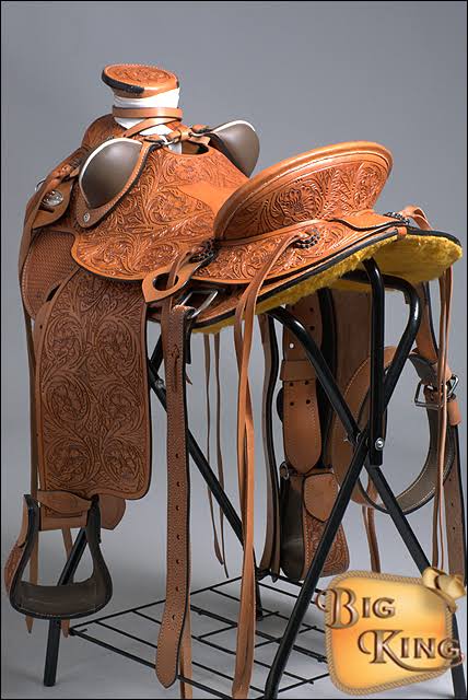 16 in Western Horse Wade Saddle Leather C594
