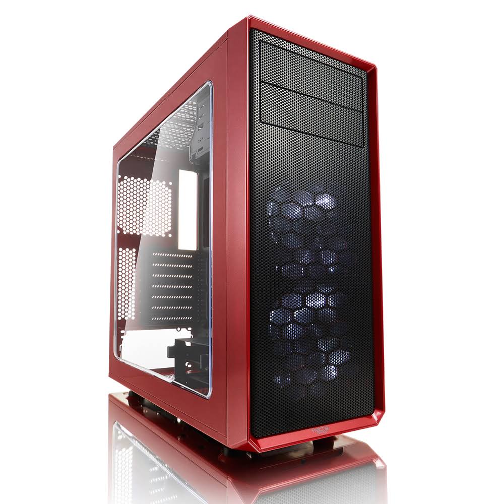 Red Mid-Tower Case Y11011