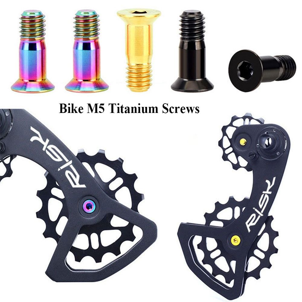 Titanium Rear Derailleur Jockey Wheel Screws F993