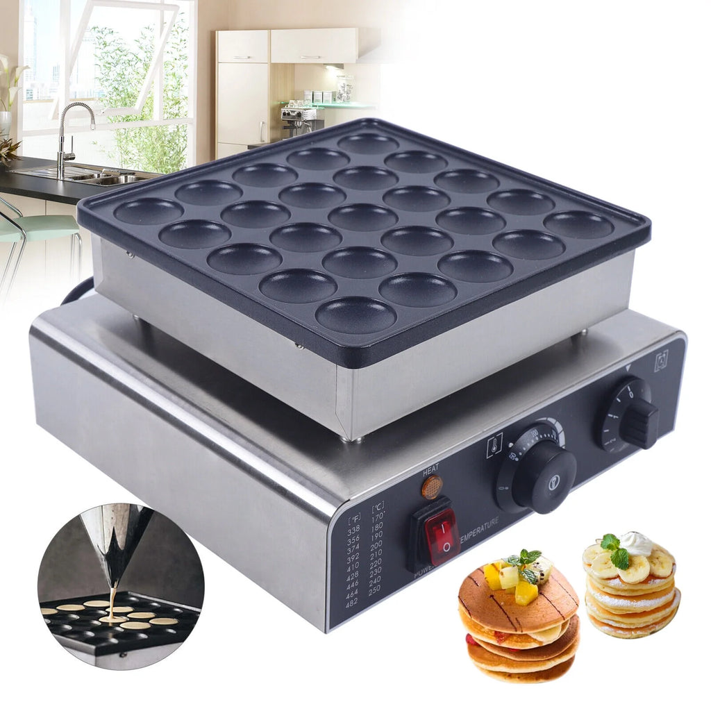 800W Commercial Nonstick Waffle Maker M32943