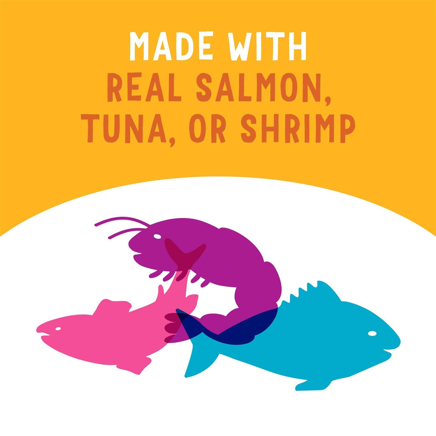 Grain Free Wet Cat Food Variety Pack with Salmon Tuna or Shrimp B330
