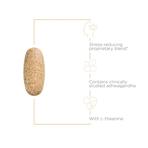 30 Tablets Supplement with Ashwagandha and L-Theanine V952035