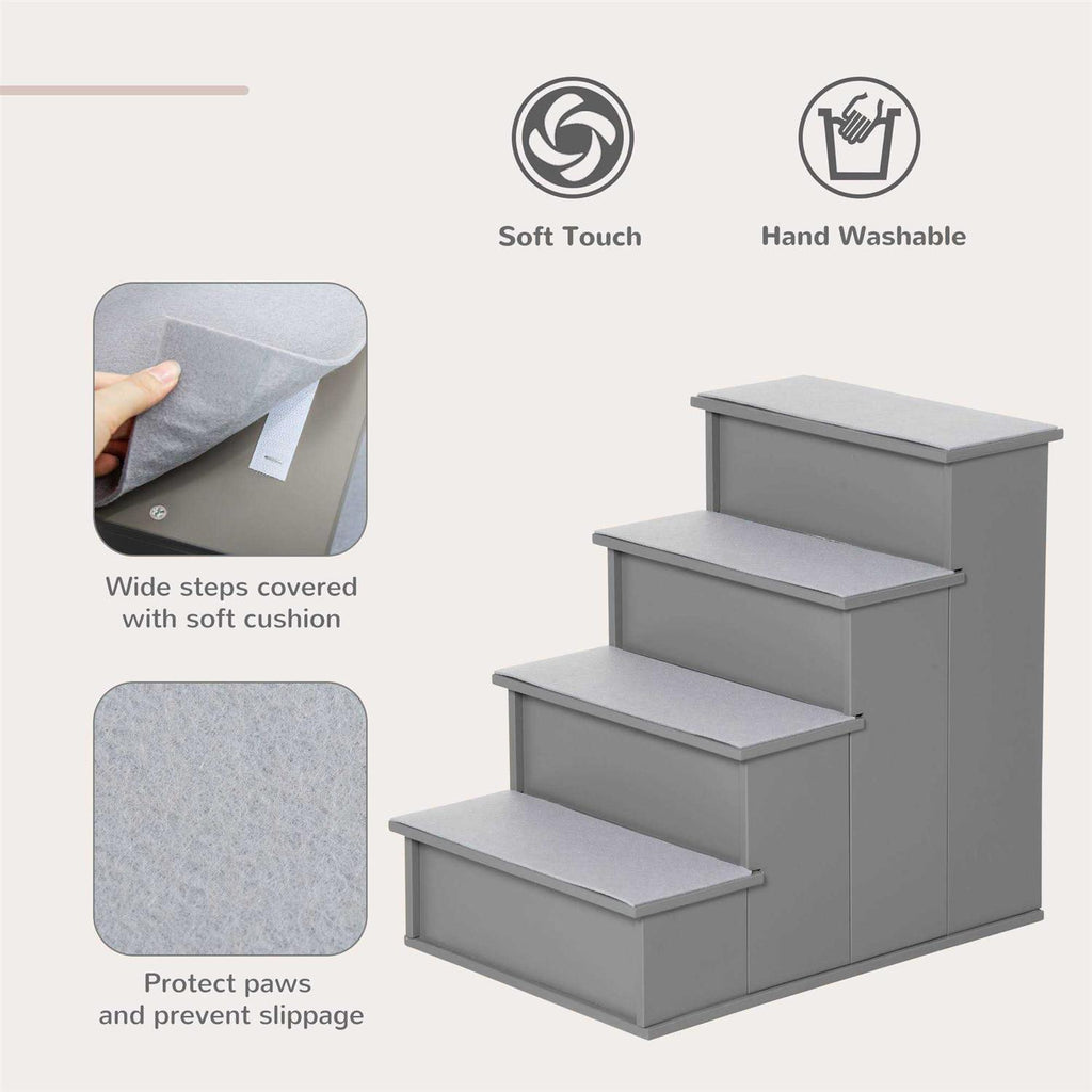 Pet Stairs with Cushioned Removable Covering I62297