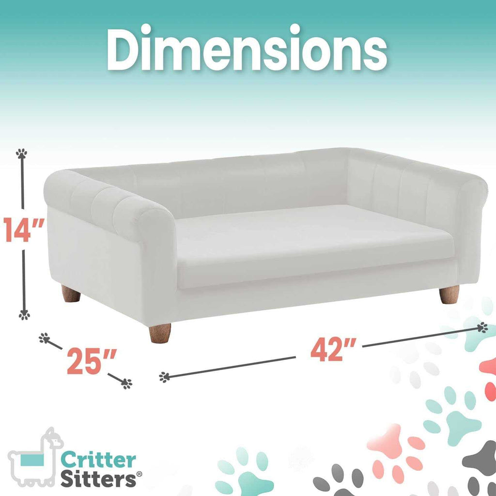 42-in. Faux-Velvet Rectangle Pet Bed J7808