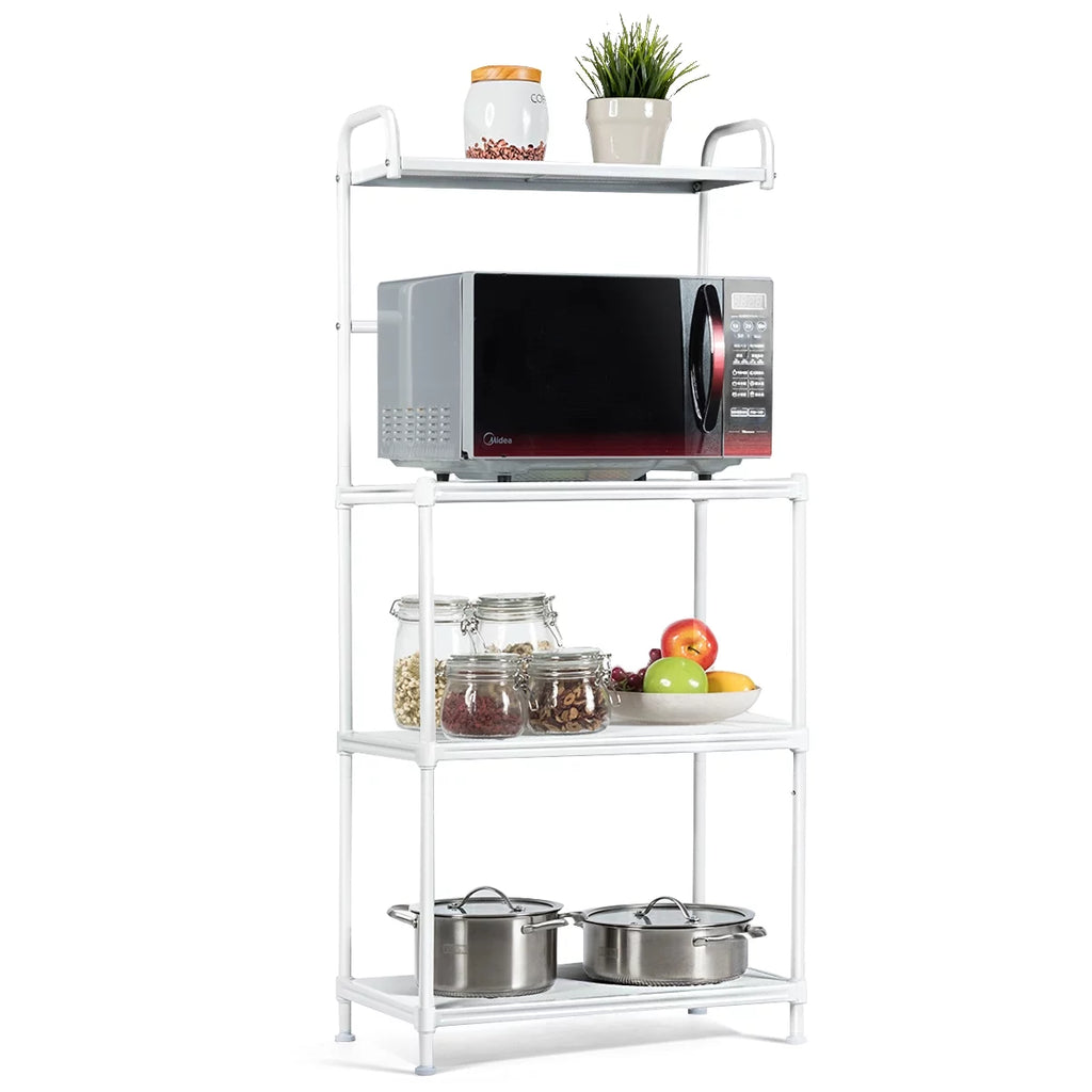 Bakers Rack Microwave Oven Rack Shelves Kitchen Storage Organizer O77939