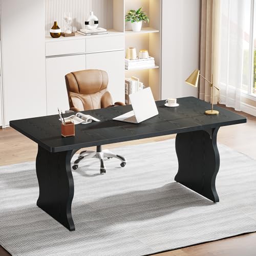 Black 63" Executive Desk N74182