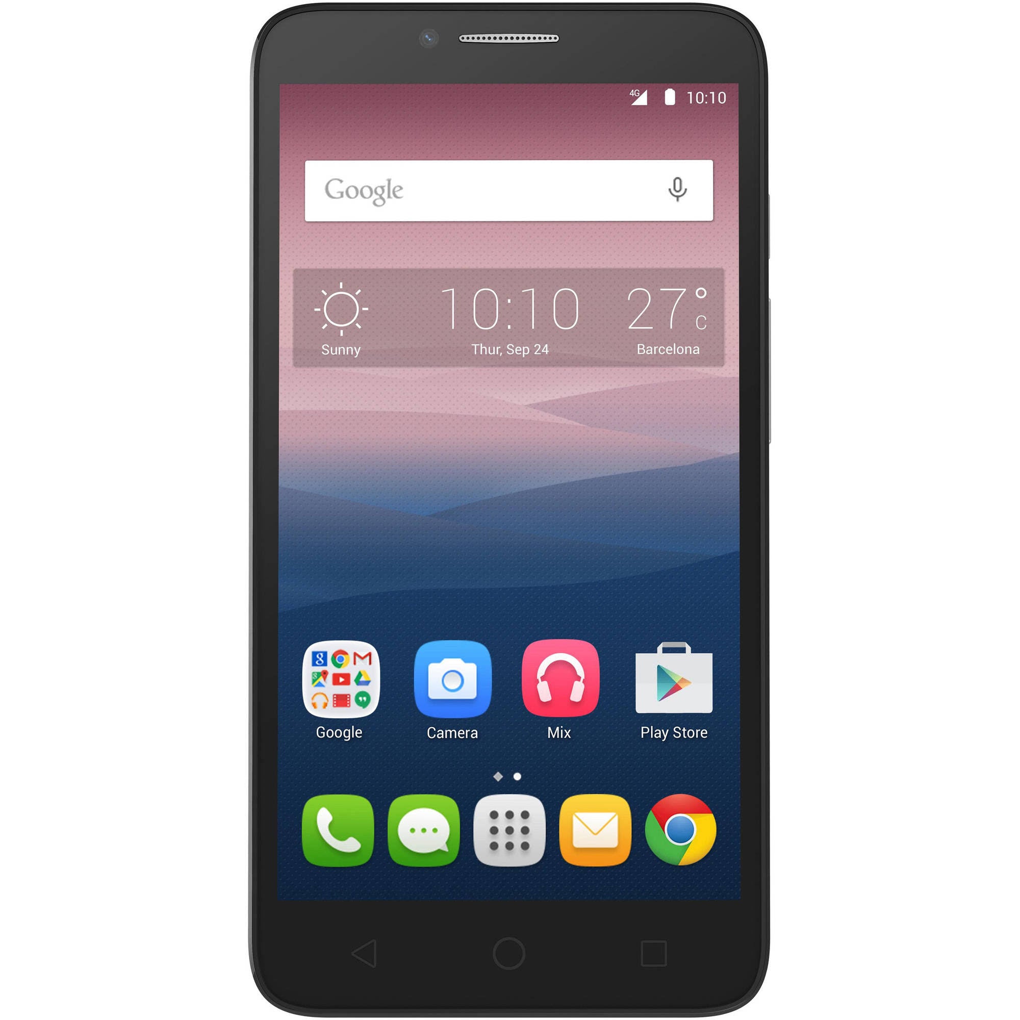 Silver Unlocked GSM 4G LTE Quad-Core Phone D923352