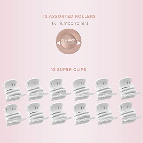 Ceramic 1 1/2-inch Hot Rollers with Super Clips P85610