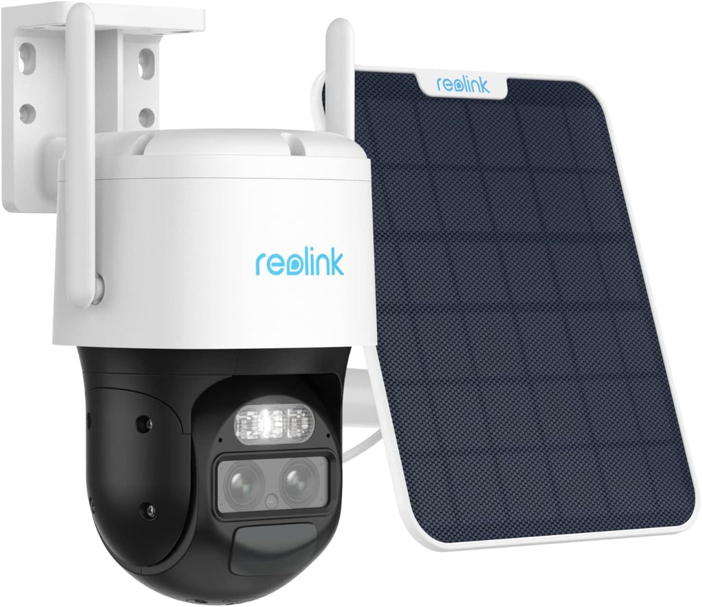 Solar Powered 2K Security Camera with Pan Tilt Auto Tracking J68600