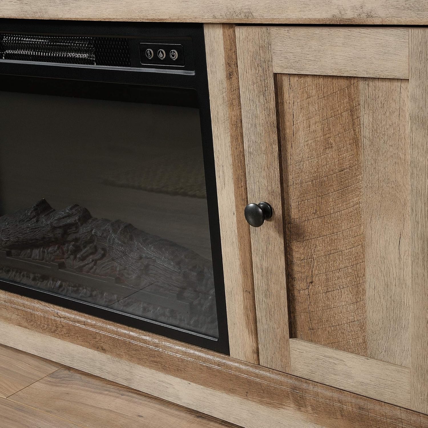 Media Fireplace for TVs up to 60", Lintel Oak finish U370423