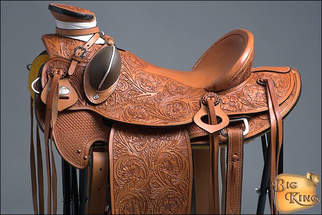 16 in Western Horse Wade Saddle Leather C594