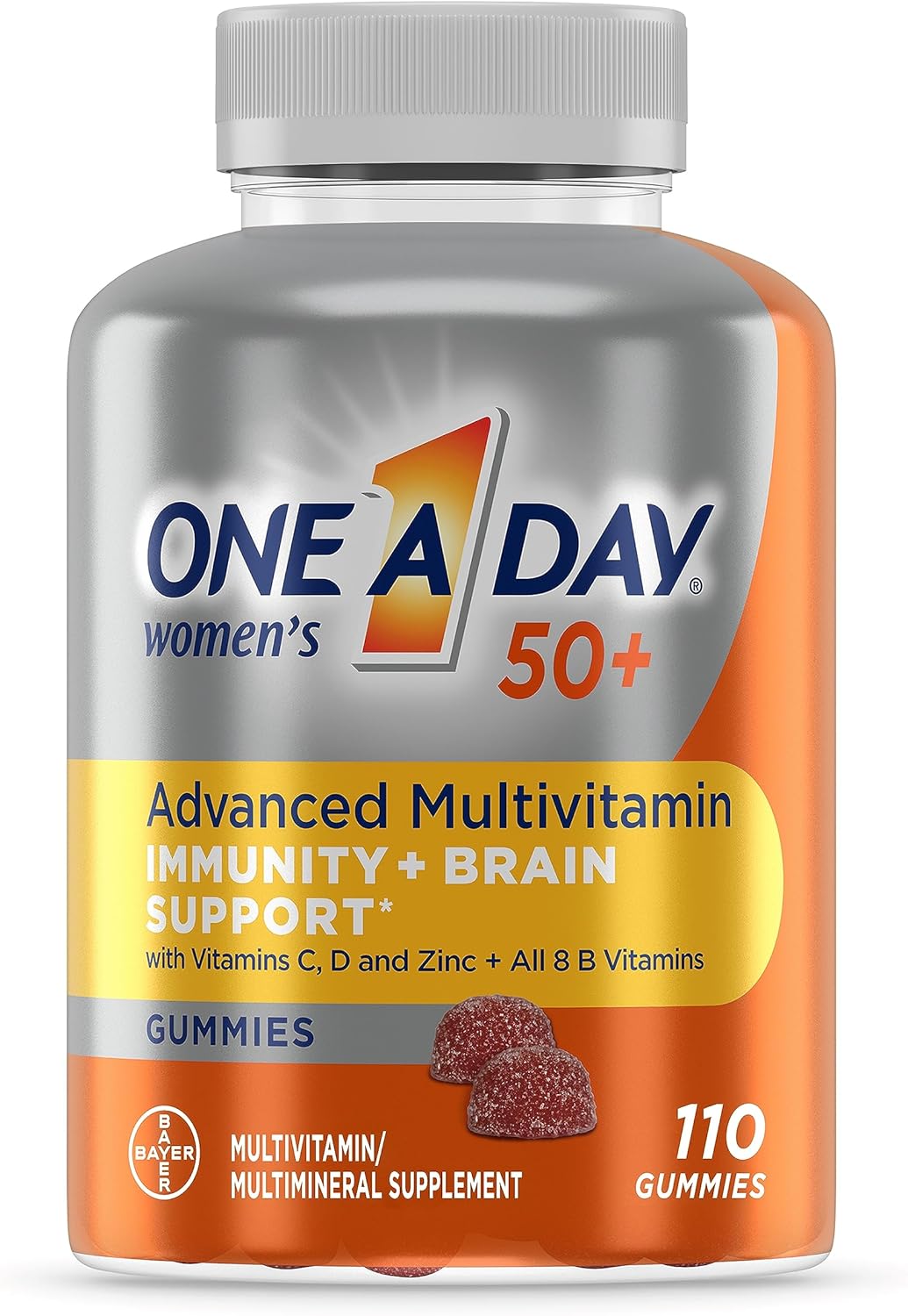 Women's 50+ Advanced Multivitamin Gummies, 110 Count S475146