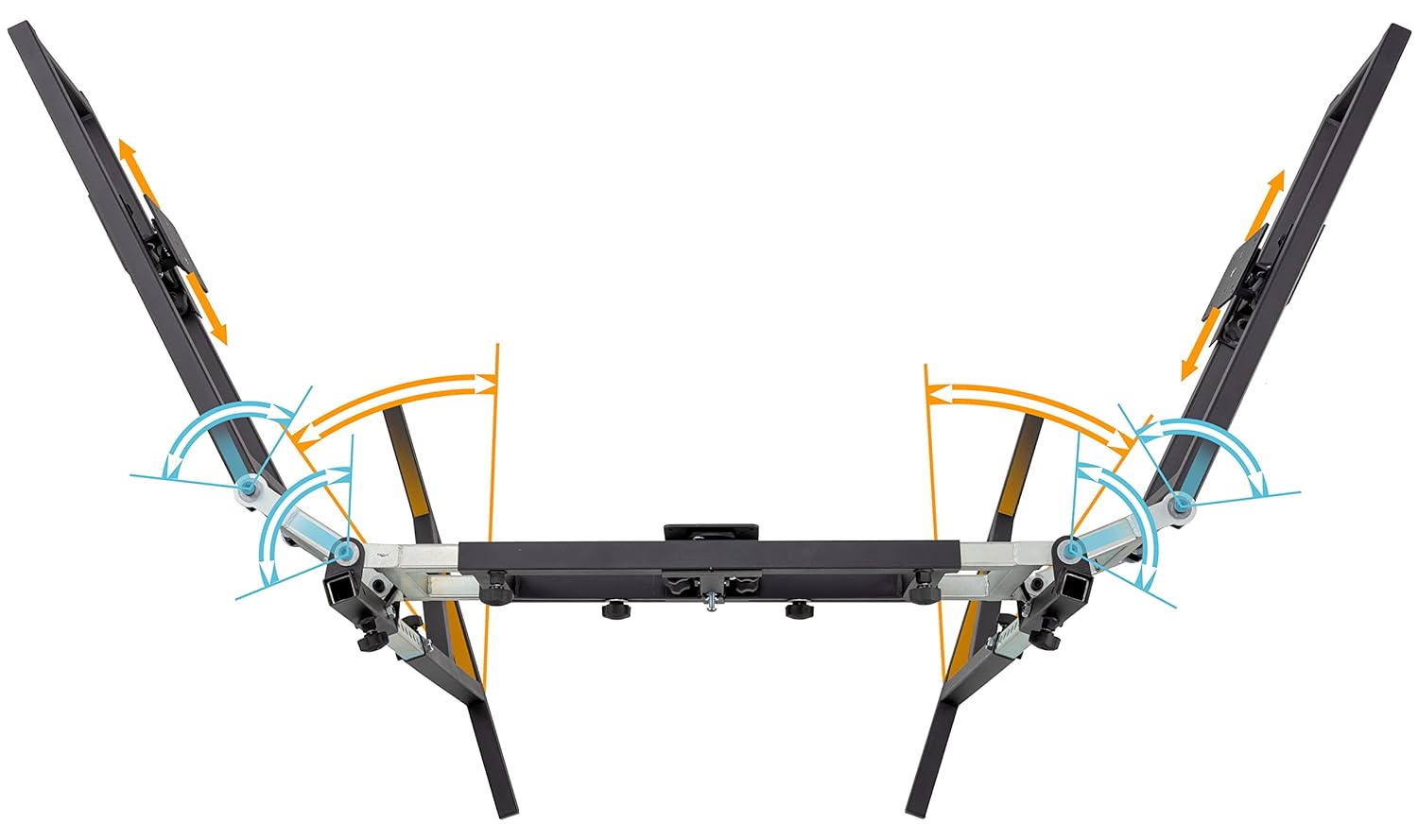 Triple Monitor Floor Stand with VESA Mount P668506