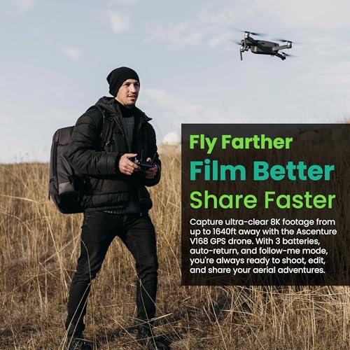 8K Camera Drone with 3 Batteries S801462