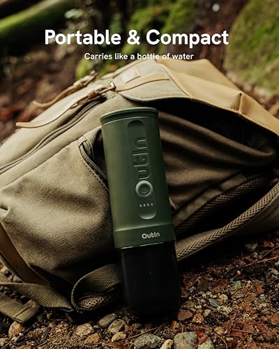 Portable Electric Espresso Machine, Travel Coffee Maker, Self-Heating with USB-C, 12V, with Ground Coffee & NS Capsule X632198