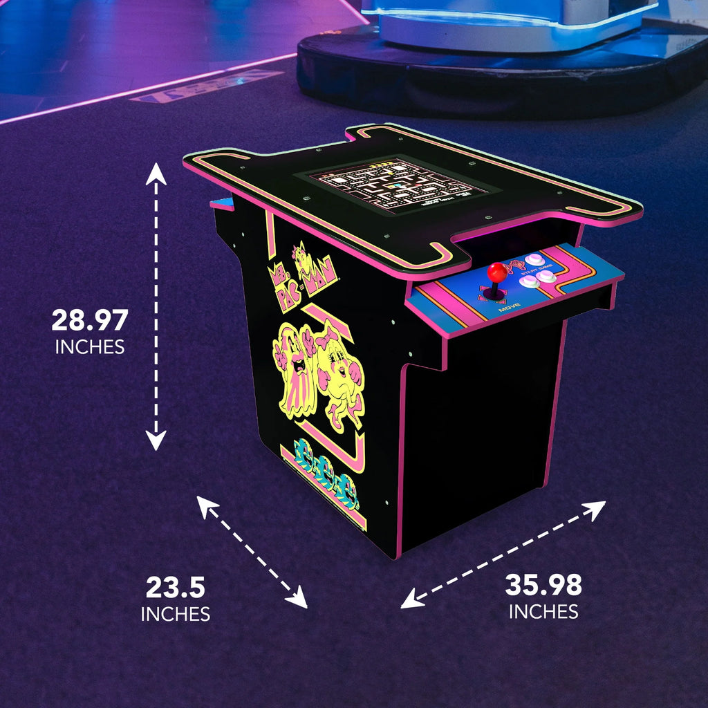 Black Head-to-Head Arcade Table with 12 Games F21811