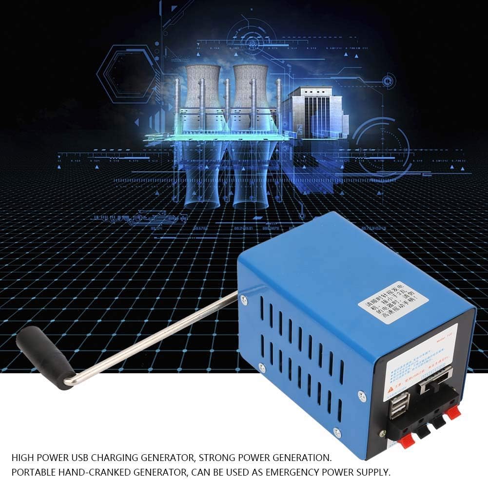Hand Crank Generator USB Power Supply Y562
