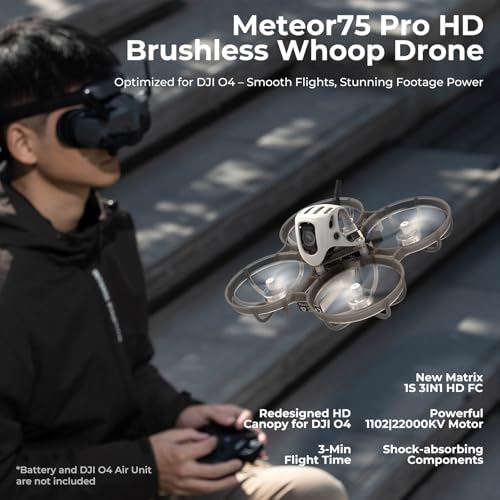 Brushless Whoop Quadcopter with 45mm 3-Blade Prop R2296