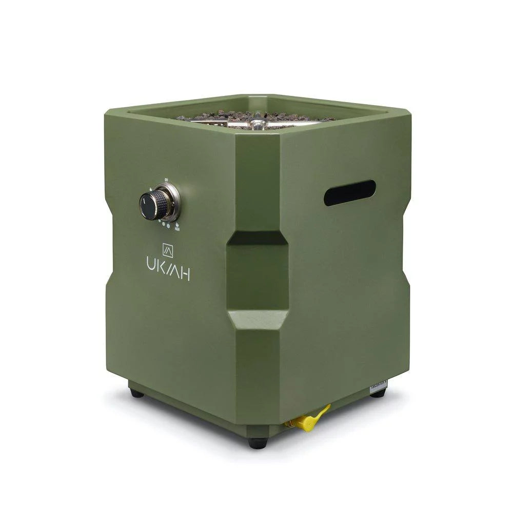 Green Portable Propane Fire Pit F413052
