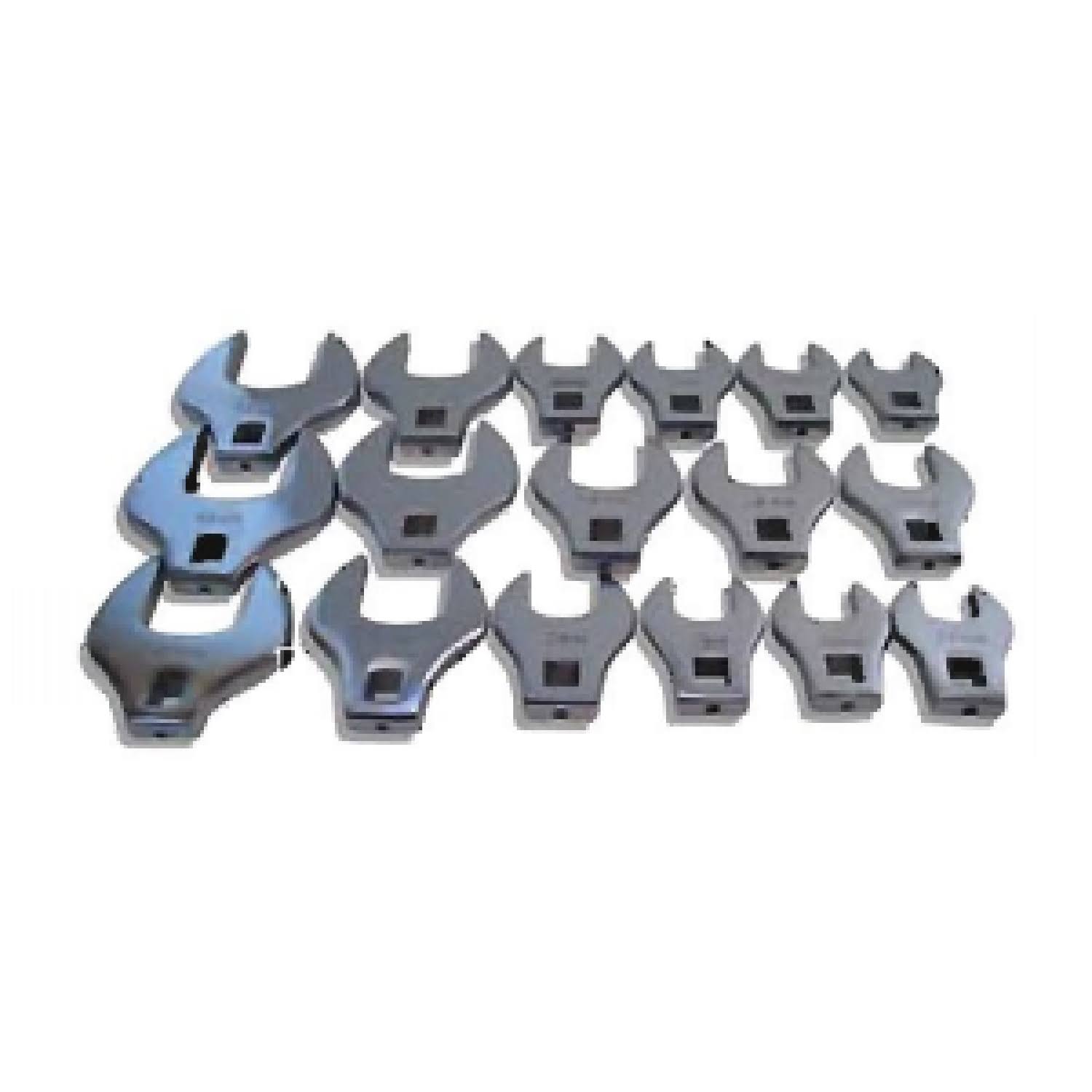17-Piece 1/2 in. Drive Metric Crowfoot Wrench Set N631902
