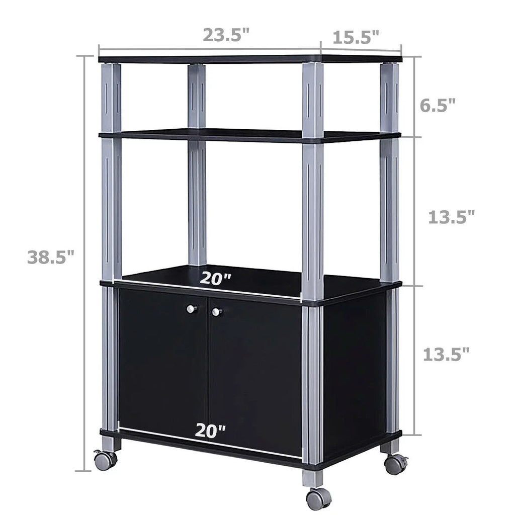 Bakers Rack Microwave Oven Rack Shelves Kitchen Storage Organizer O77939