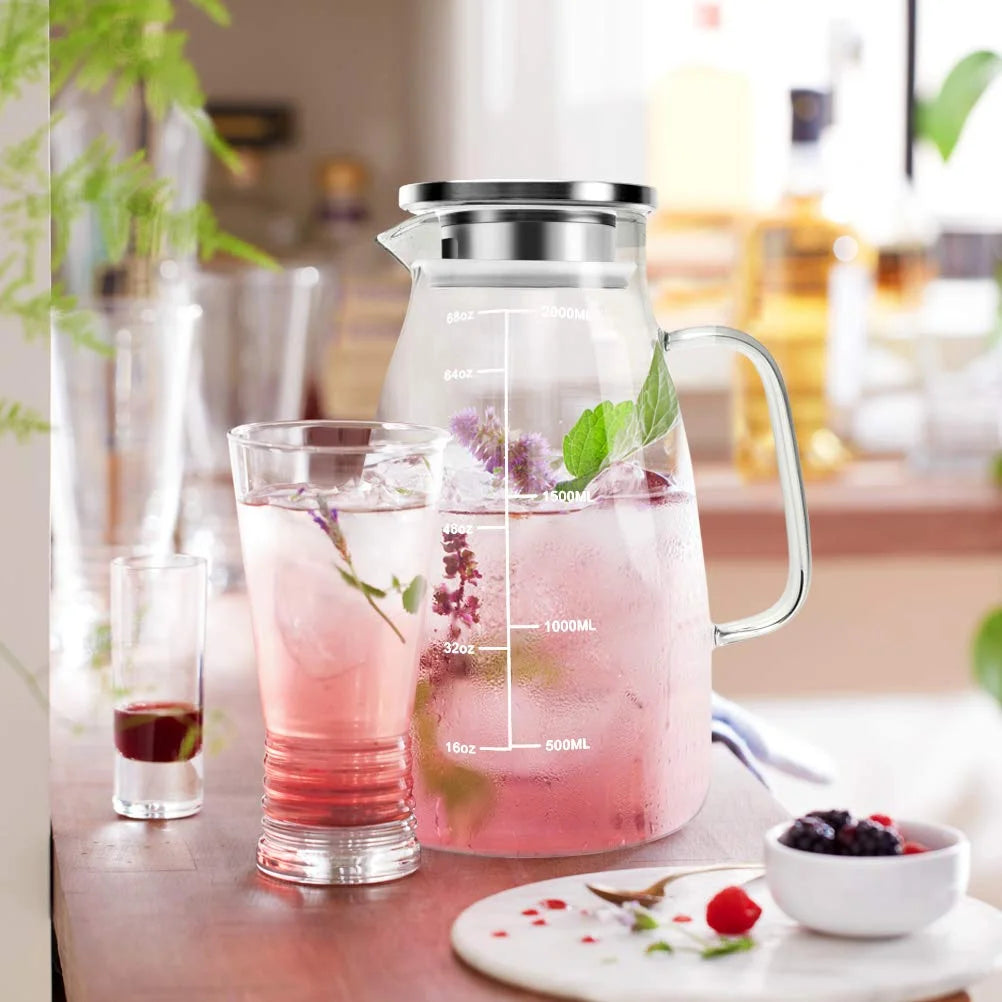 68oz Glass Pitcher with Lid K510