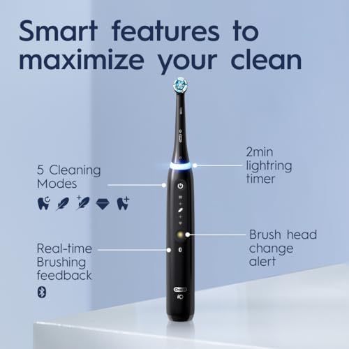 White Rechargeable Electric Toothbrush with 3 Brush Heads and Travel Case T118