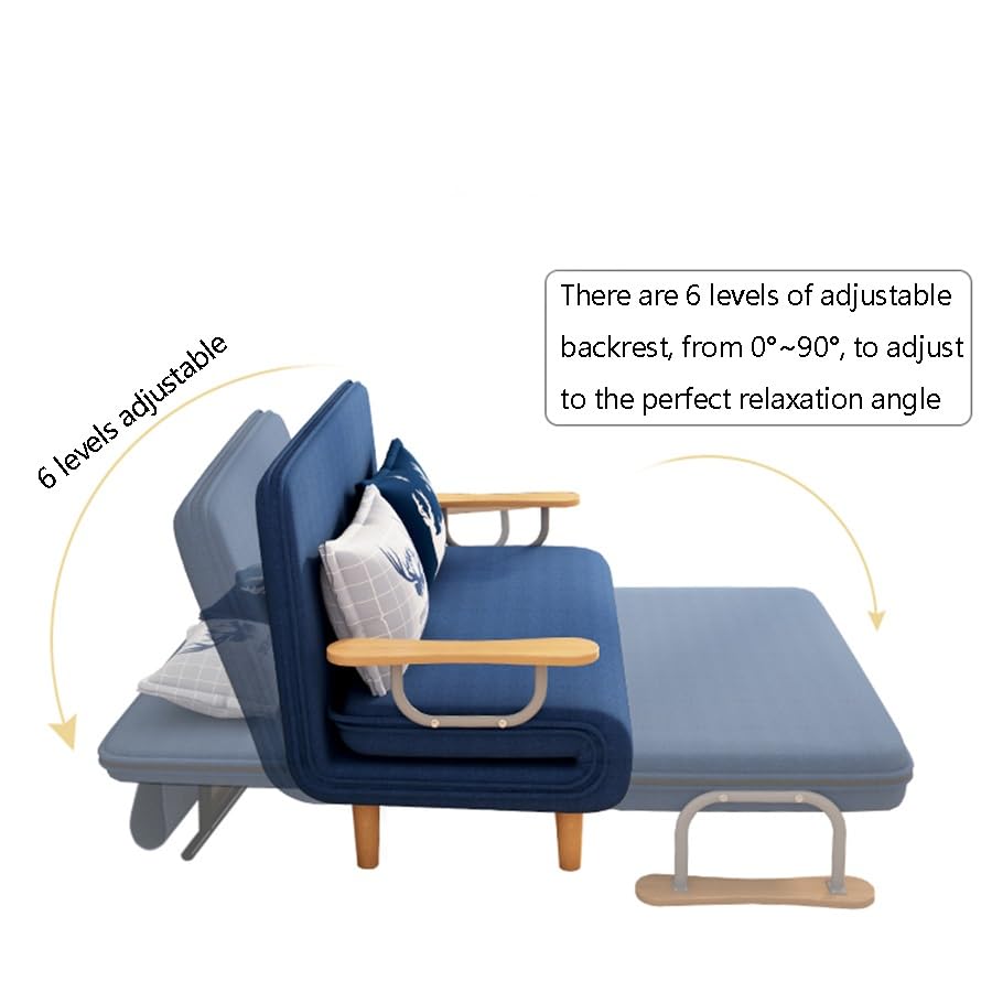 3-in-1 Convertible Sofa Bed Sleeper Chair with Pillow O53045