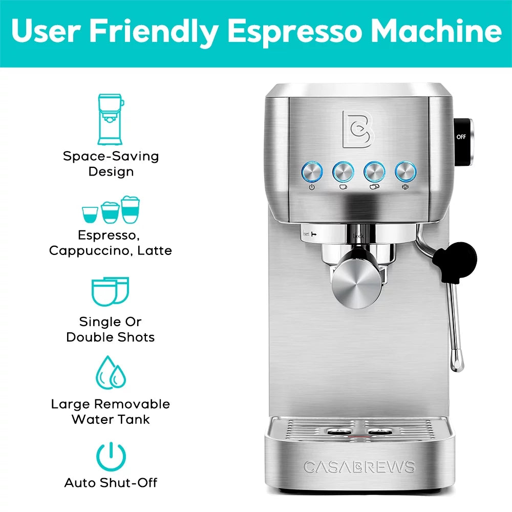 20 Bar Espresso Machine with Milk Frother C85137