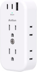 6 Outlet Splitter with 3 USB Wall Charger X338