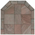 Bronze Polished Slate Hearth Pad T747