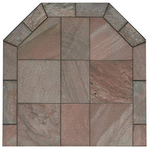 Bronze Polished Slate Hearth Pad T747