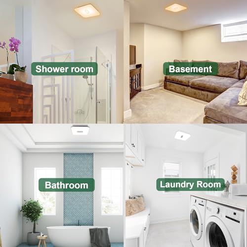 Black 90 CFM 1.5 Sones Bathroom Exhaust Fan with Light V94136