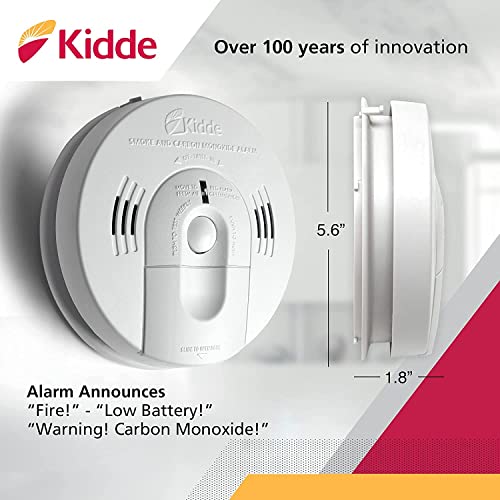 Hardwired Interconnect Combination Smoke & CO Alarm with Battery Backup, Pack of 2 N2008