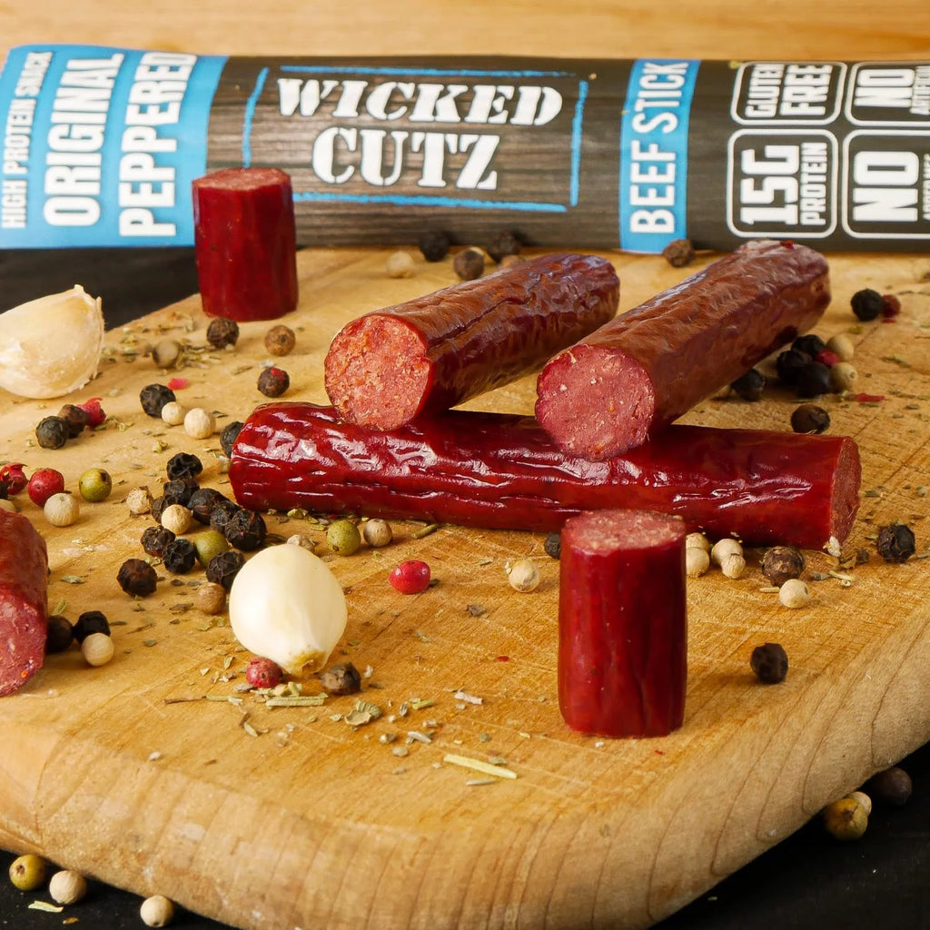 1.5 oz 18-Pack Beef Jerky Sticks W65234