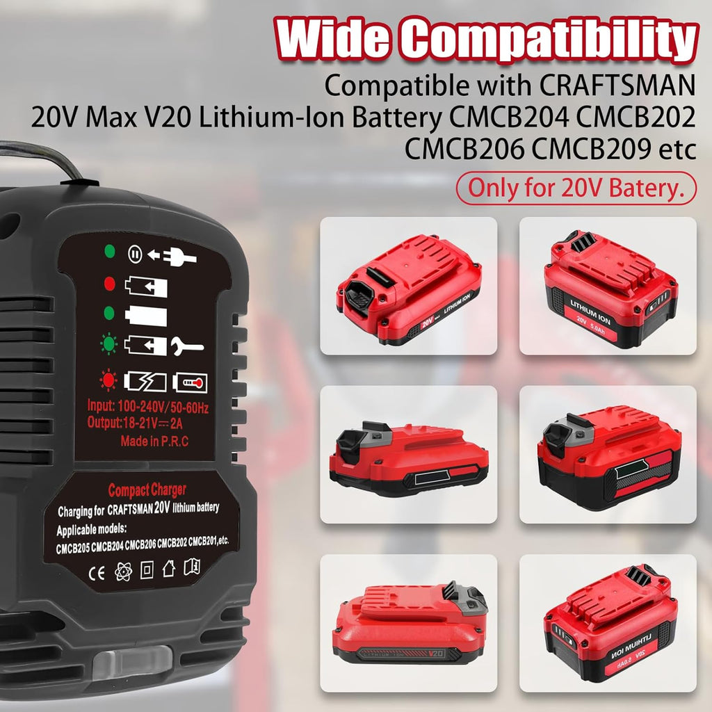 20V Lithium-ion Battery Charger with 2A Output S862663