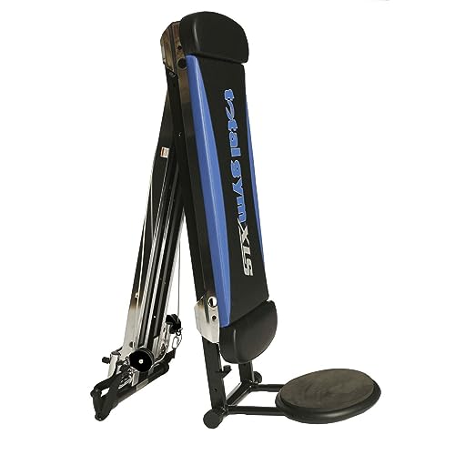 Total Body Training Home Gym Workout Machine with Squat Stand, Leg Pull, 2 Ankle Cuffs, and Exercise Chart M61976