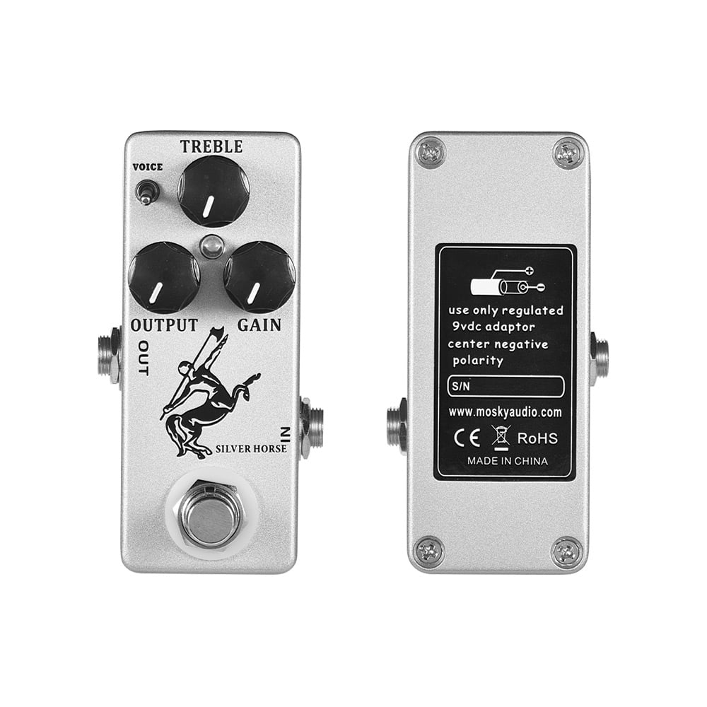 Silver Horse Overdrive Boost Guitar Effect Pedal J226426