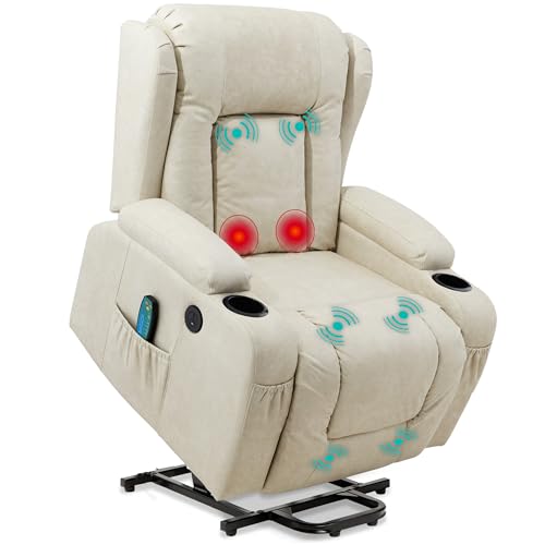 PU Leather Electric Power Lift Recliner Massage Chair with USB Port L887