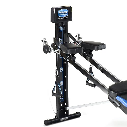 Total Body Training Home Gym Workout Machine with Squat Stand, Leg Pull, 2 Ankle Cuffs, and Exercise Chart M61976