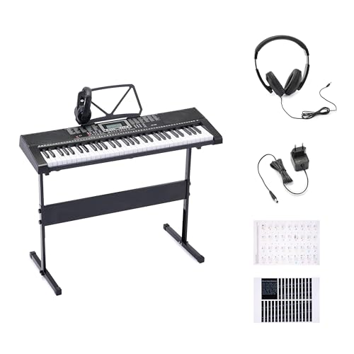 Black 88-Key Semi-Weighted Digital Piano with Sustain Pedal X550885