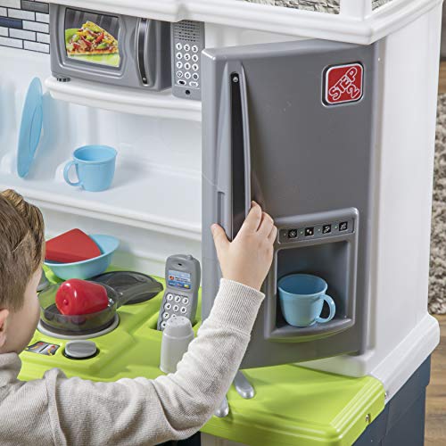 20 Piece Blue White Green Play Kitchen Set C81966